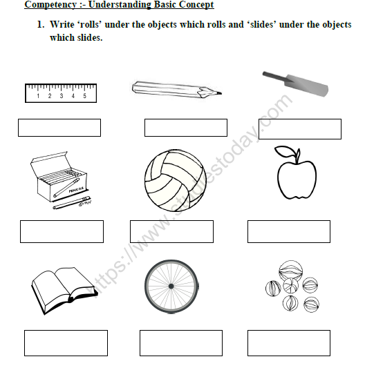 CBSE Class 1 Maths Shapes And Space Worksheet Set D Practice Worksheet